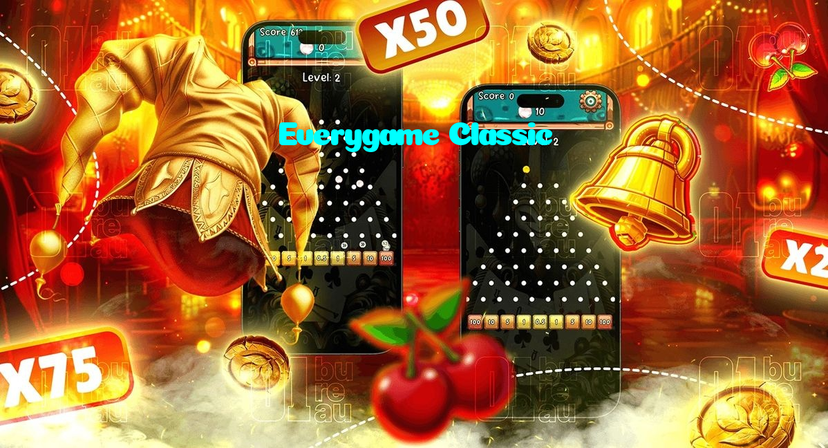 Everygame Classic casino presented on mobile device in Pakistan with slots and live games